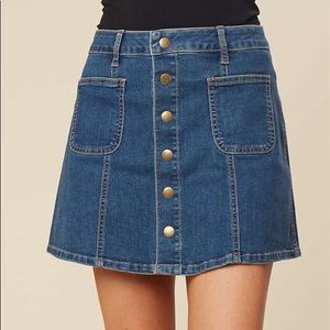 ⭐️ALTAR’D STATE JEAN SKIRT